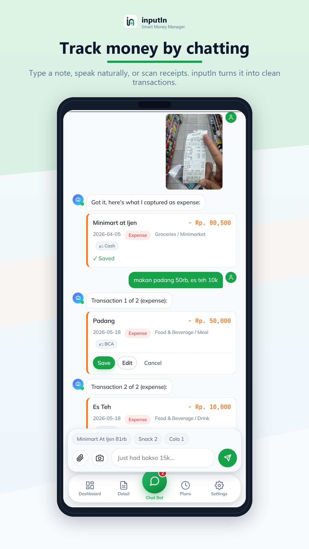 inputIn app